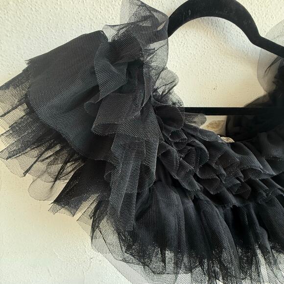 Free People Top Birthday Cake Cami Tulle Ruffle Shrug Balletcore Coquette Size S - Picture 8 of 9